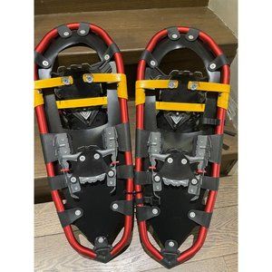 NWT ATLAS Incline 25" Snowshoes Heel Lift Aluminum Bindings black red